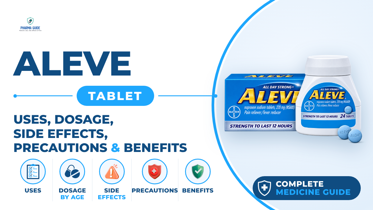 Aleve Tablet: Uses, Dosage, Side Effects, Precautions and Alternates
