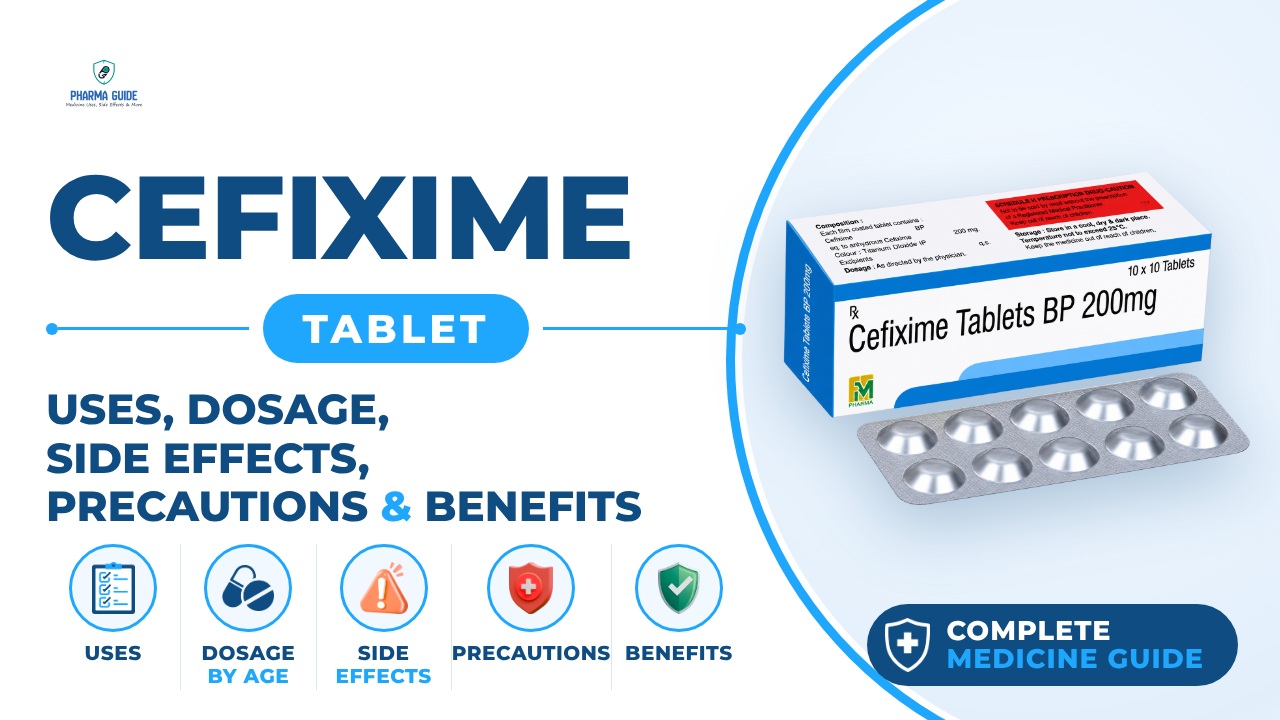 Cefixime Tablet: Uses, Dosage, Side Effects, Precautions and Alternates
