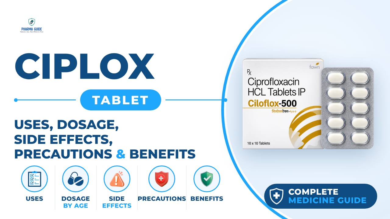 Ciplox Tablet: Uses, Dosage, Side Effects, Precautions and Alternates