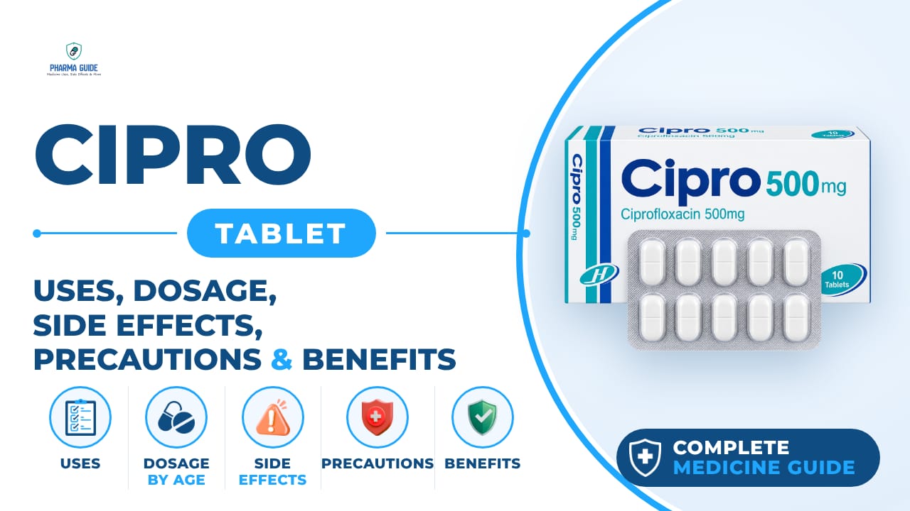 Cipro Tablet: Uses, Dosage, Side Effects, Precautions and Alternates