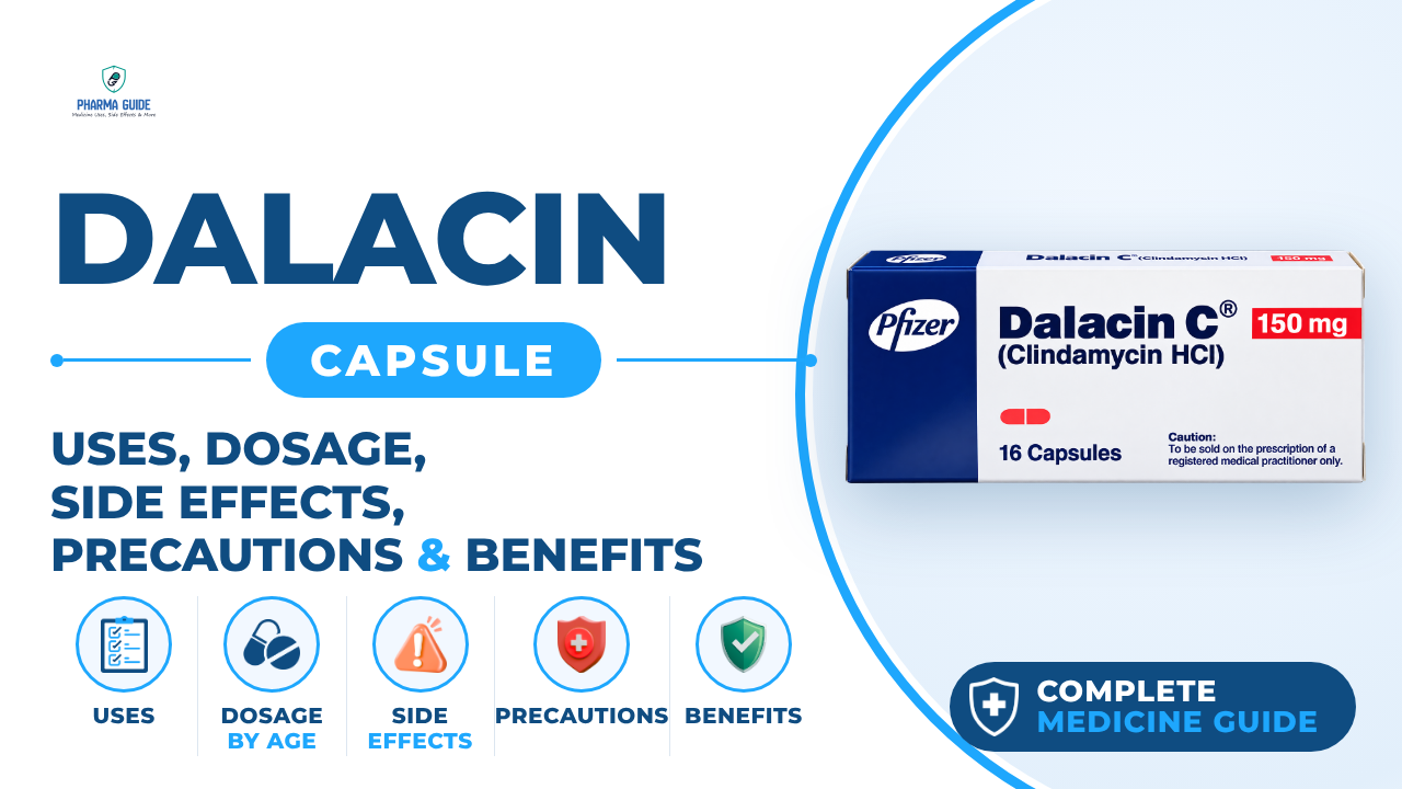 Dalacin Capsule: Uses, Dosage, Side Effects, Precautions and Alternates
