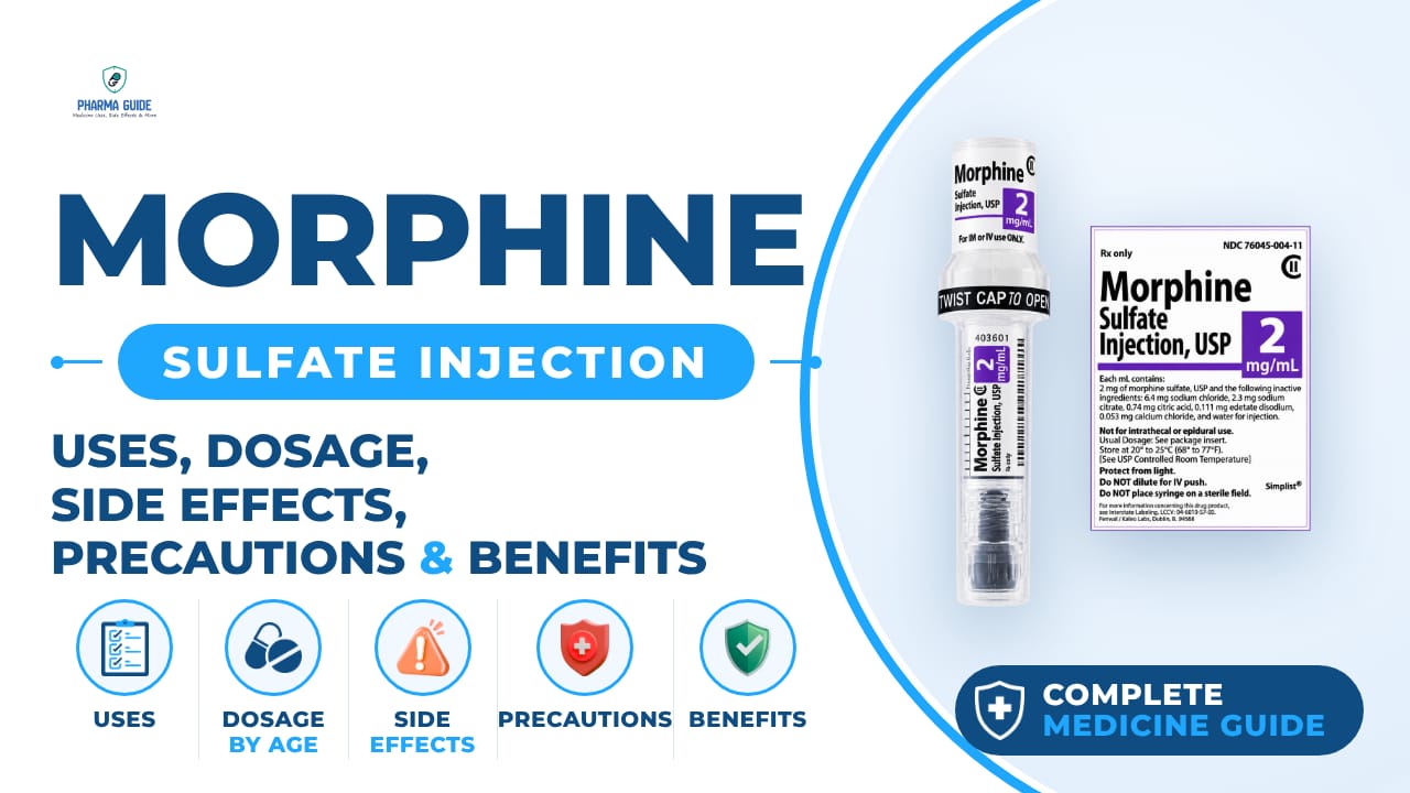 Morphine Sulfate Injection: Uses, Dosage, Side Effects, Precautions and Alternates