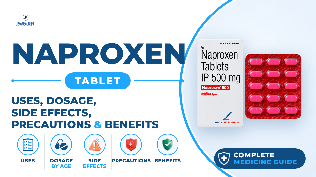 Naproxen Tablet: Uses, Dosage, Side Effects, Precautions and Alternates