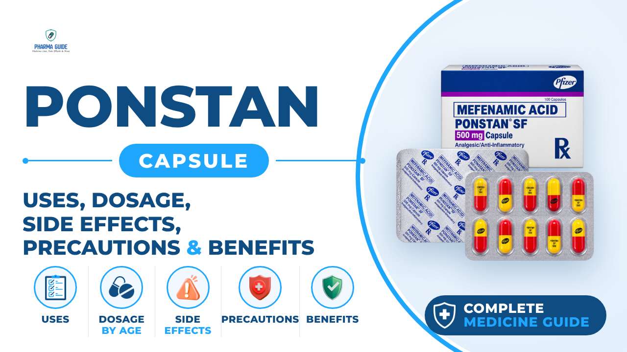 Ponstan Capsule: Uses, Dosage, Side Effects, Precautions and Alternates
