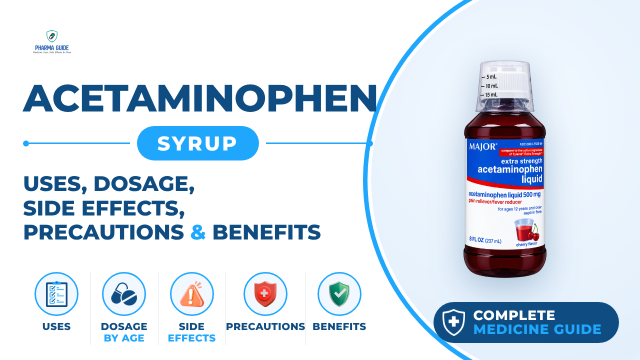 Acetaminophen Syrup: Uses, Dosage, Side Effects, Precautions and Alternates