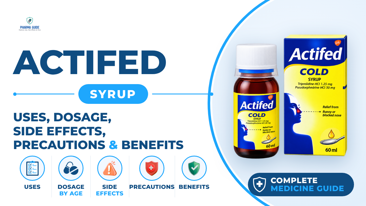 Actifed Syrup: Uses, Dosage, Side Effects, Precautions and Alternates