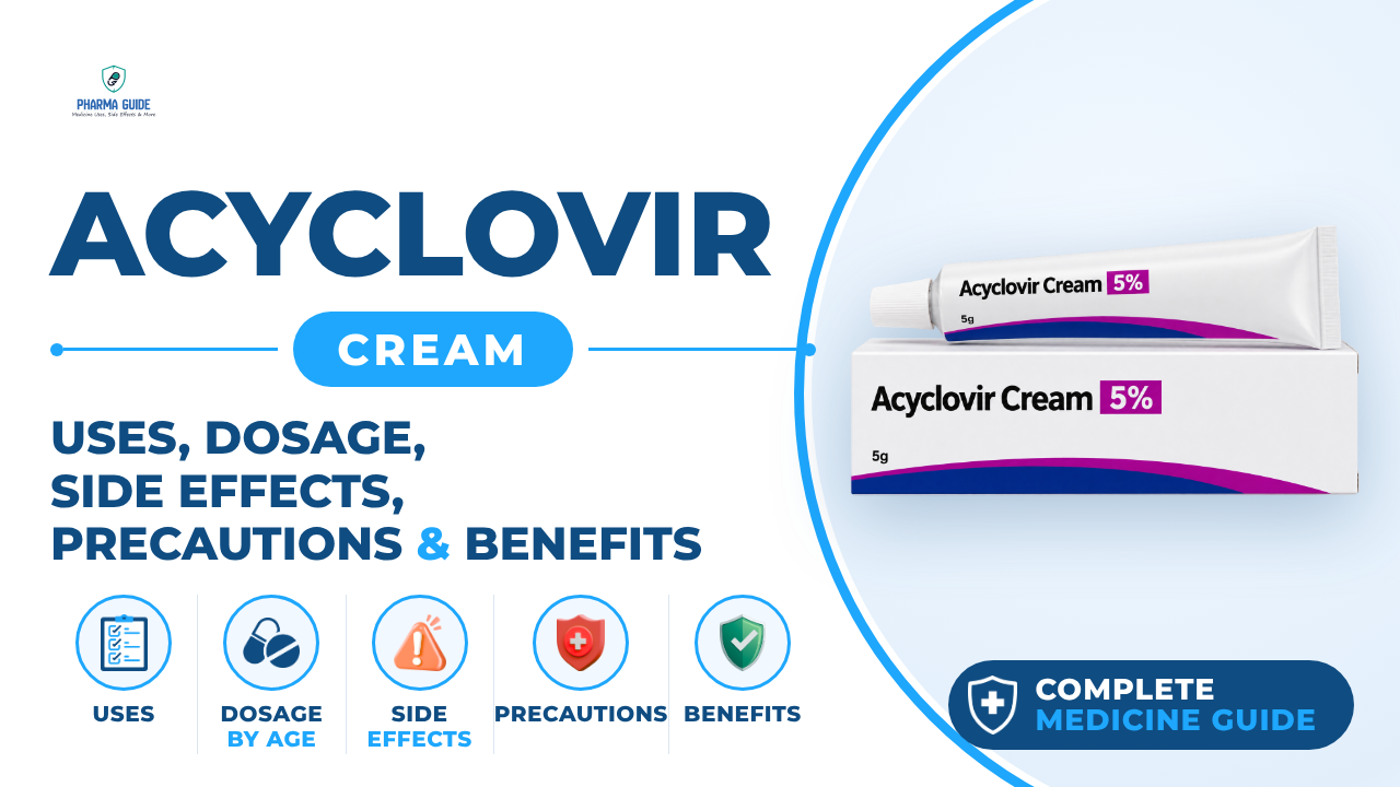 Acyclovir Cream: Uses, Dosage, Side Effects, Precautions and Alternates