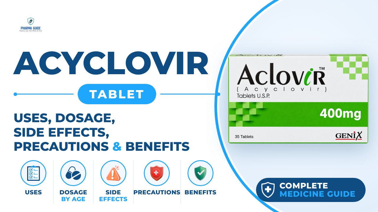 Acyclovir Tablet: Uses, Dosage, Side Effects, Precautions and Alternates