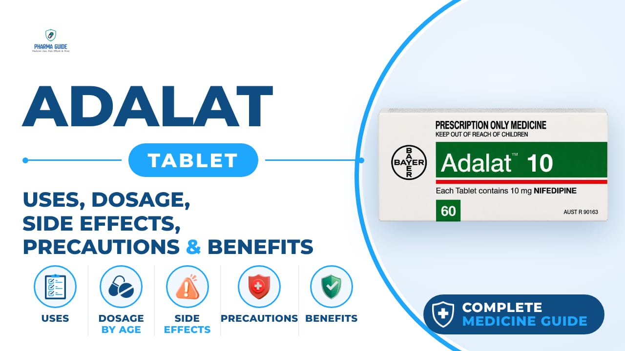 Adalat Tablet: Uses, Dosage, Side Effects, Precautions and Alternates