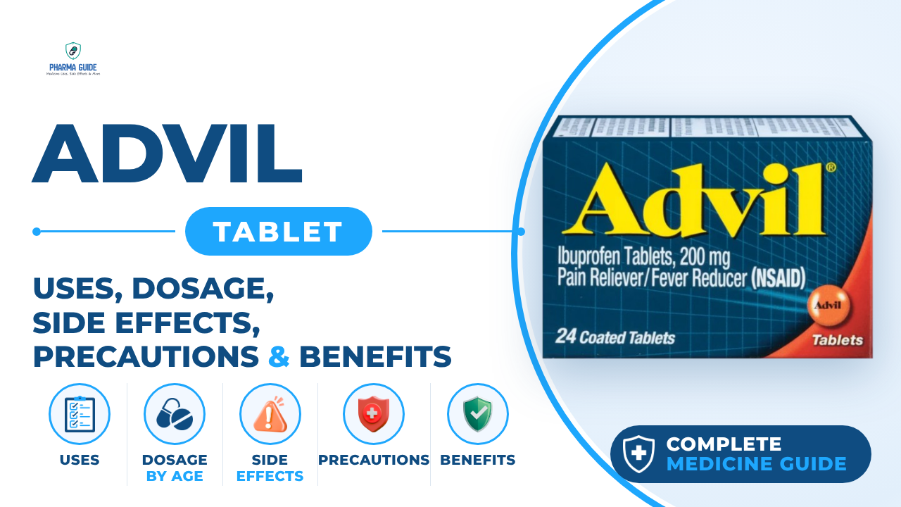 Advil Tablet: Uses, Dosage, Side Effects, Precautions and Alternates
