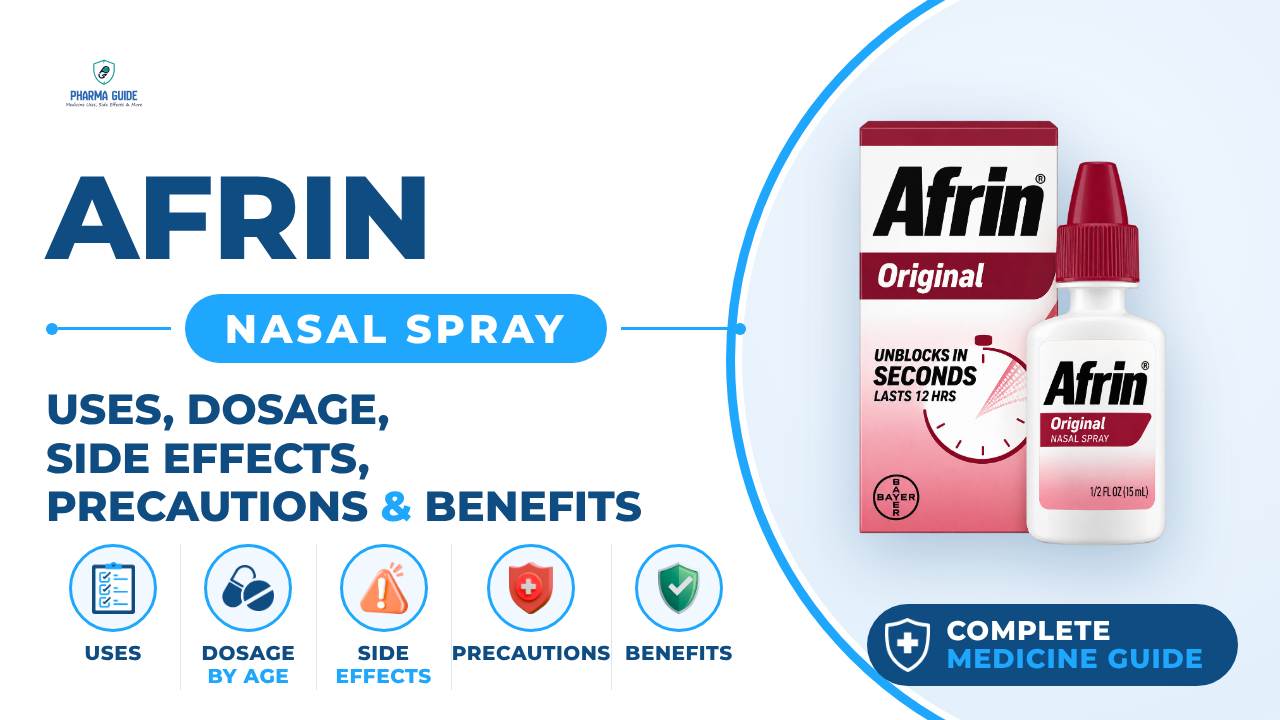 Afrin Nasal Spray: Uses, Dosage, Side Effects, Precautions and Alternates