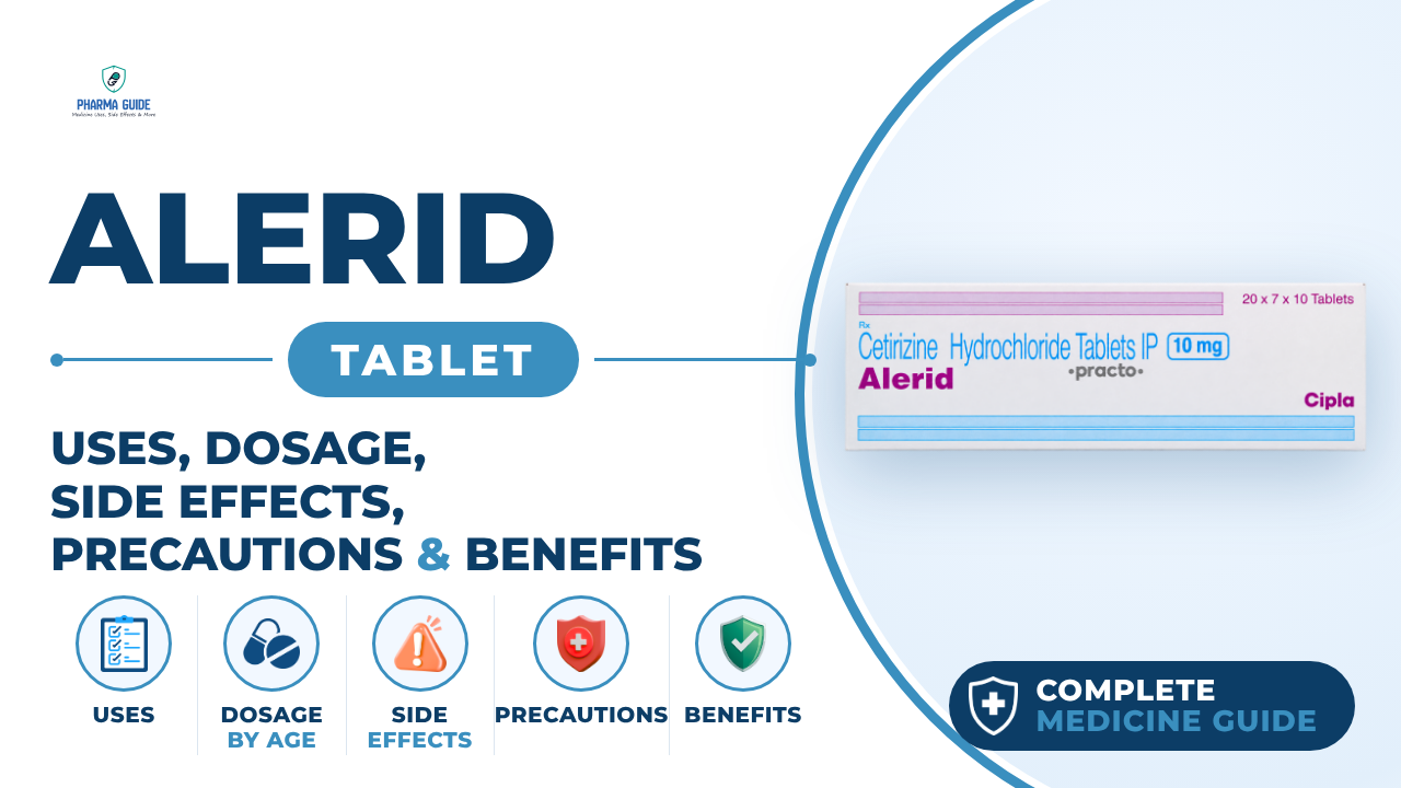 Alerid Tablet: Uses, Dosage, Side Effects, Precautions and Alternates