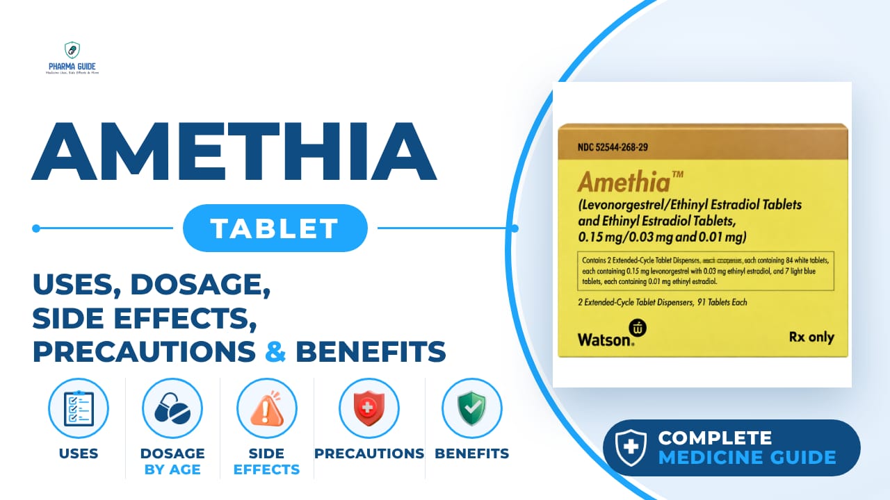 Amethia Tablet: Uses, Dosage, Side Effects, Precautions and Alternates