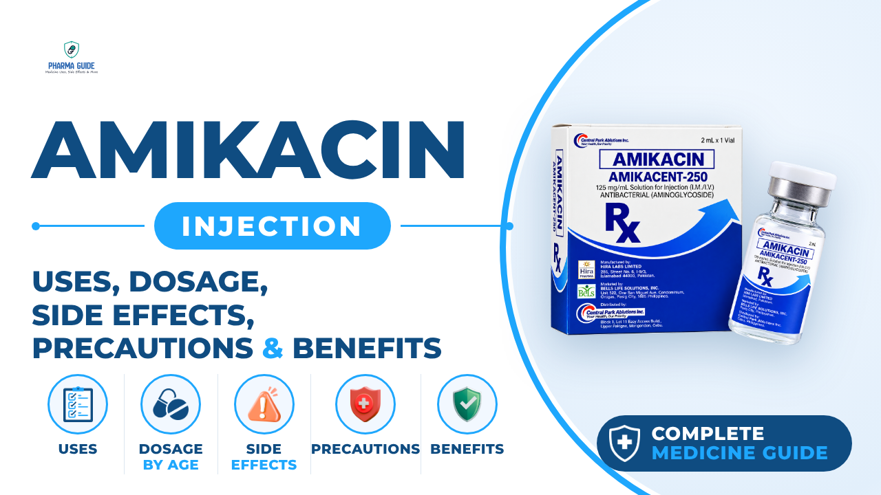 Amikacin Injection: Uses, Dosage, Side Effects, Precautions and Alternates