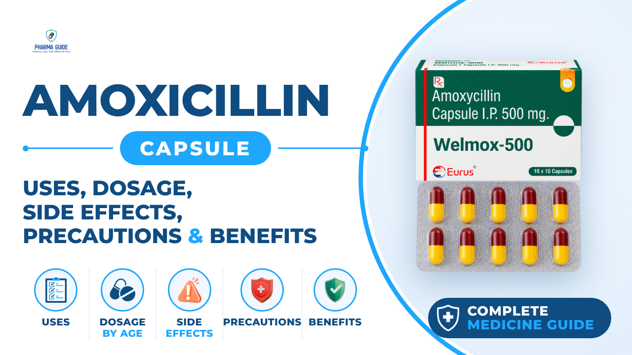 Amoxicillin Capsule: Uses, Dosage, Side Effects, Precautions and Alternates