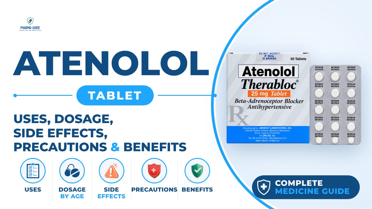 Atenolol Tablet: Uses, Dosage, Side Effects, Precautions and Alternates