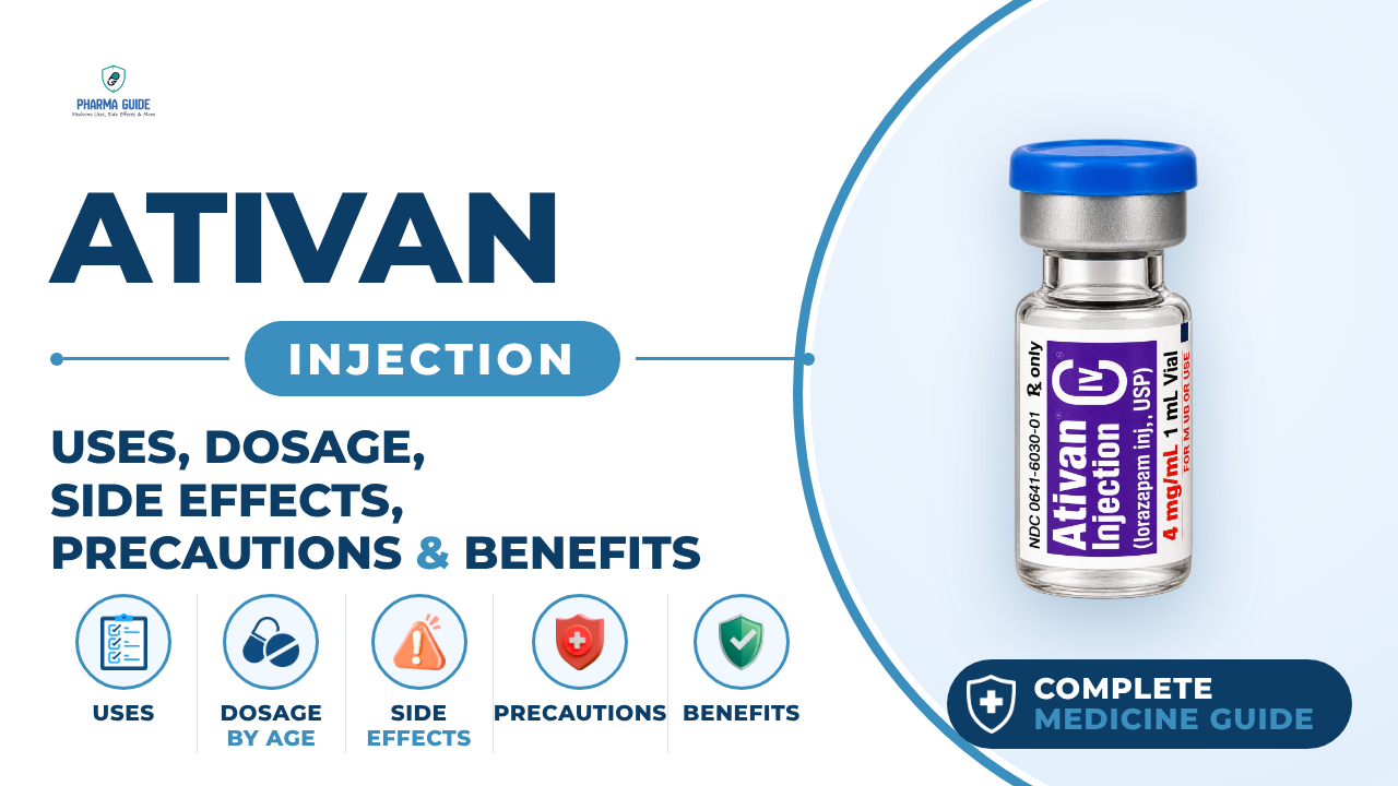 Ativan Injection: Uses, Dosage, Side Effects, Precautions and Alternates