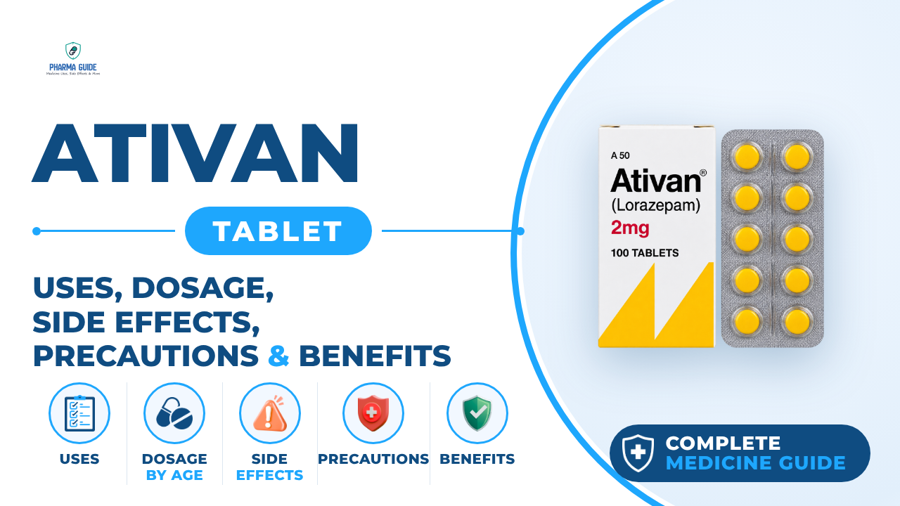Ativan Tablet: Uses, Dosage, Side Effects, Precautions and Alternates