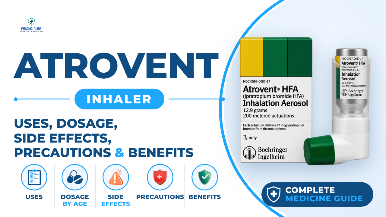 Atrovent Inhaler: Uses, Dosage, Side Effects, Precautions and Alternates