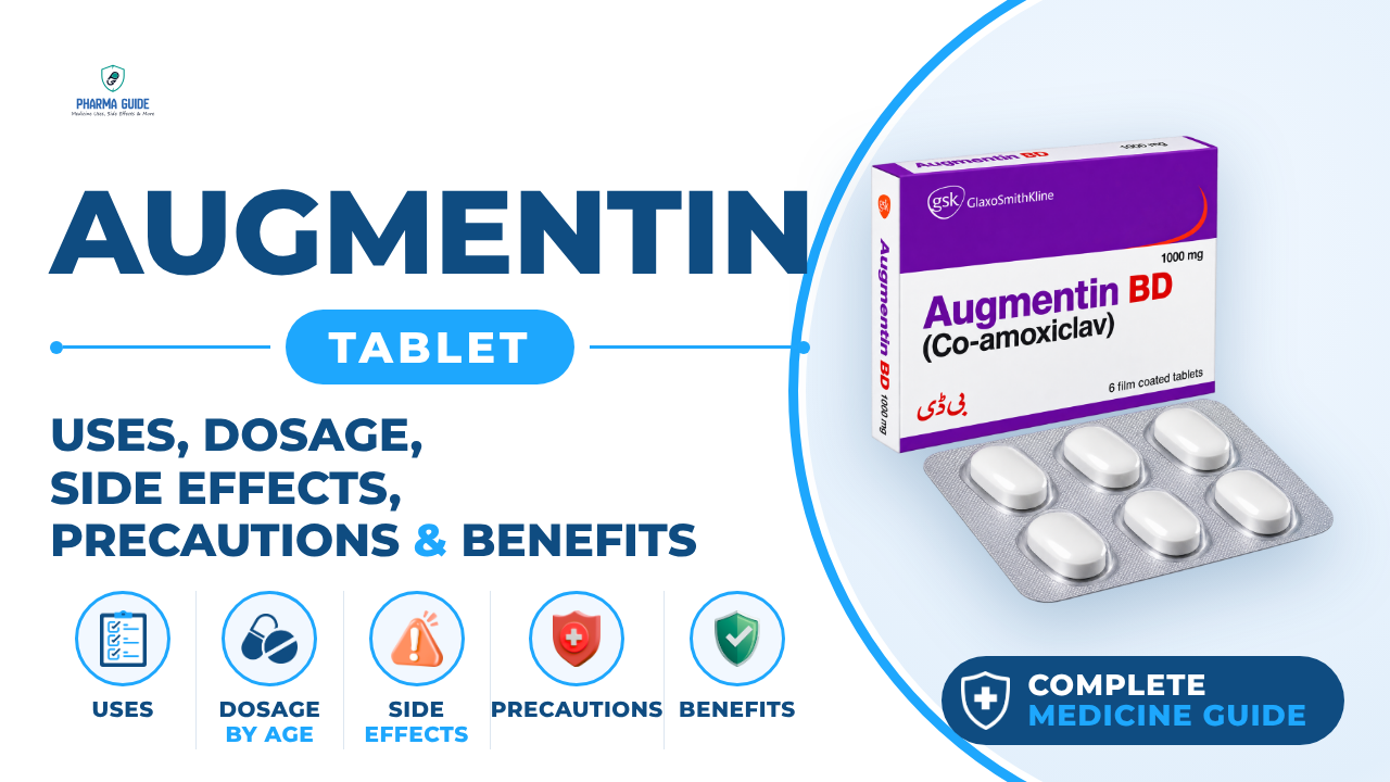 Augmentin Tablet: Uses, Dosage, Side Effects, Precautions and Alternates