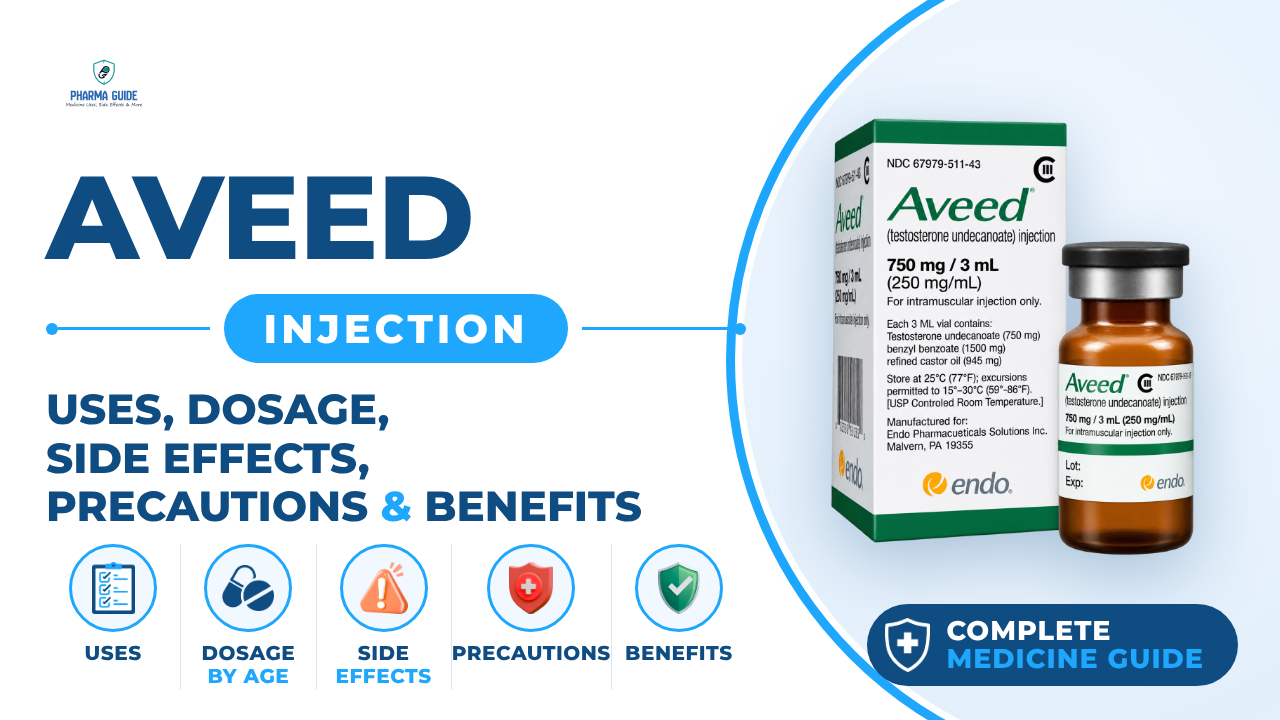 Aveed Injection: Uses, Dosage, Side Effects, Precautions and Alternates