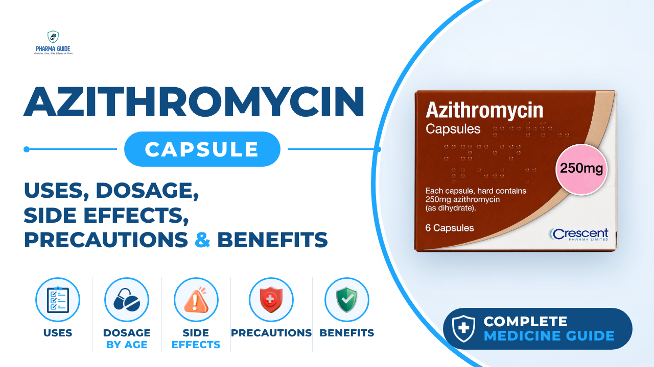 Azithromycin Capsule: Uses, Dosage, Side Effects, Precautions and Alternates