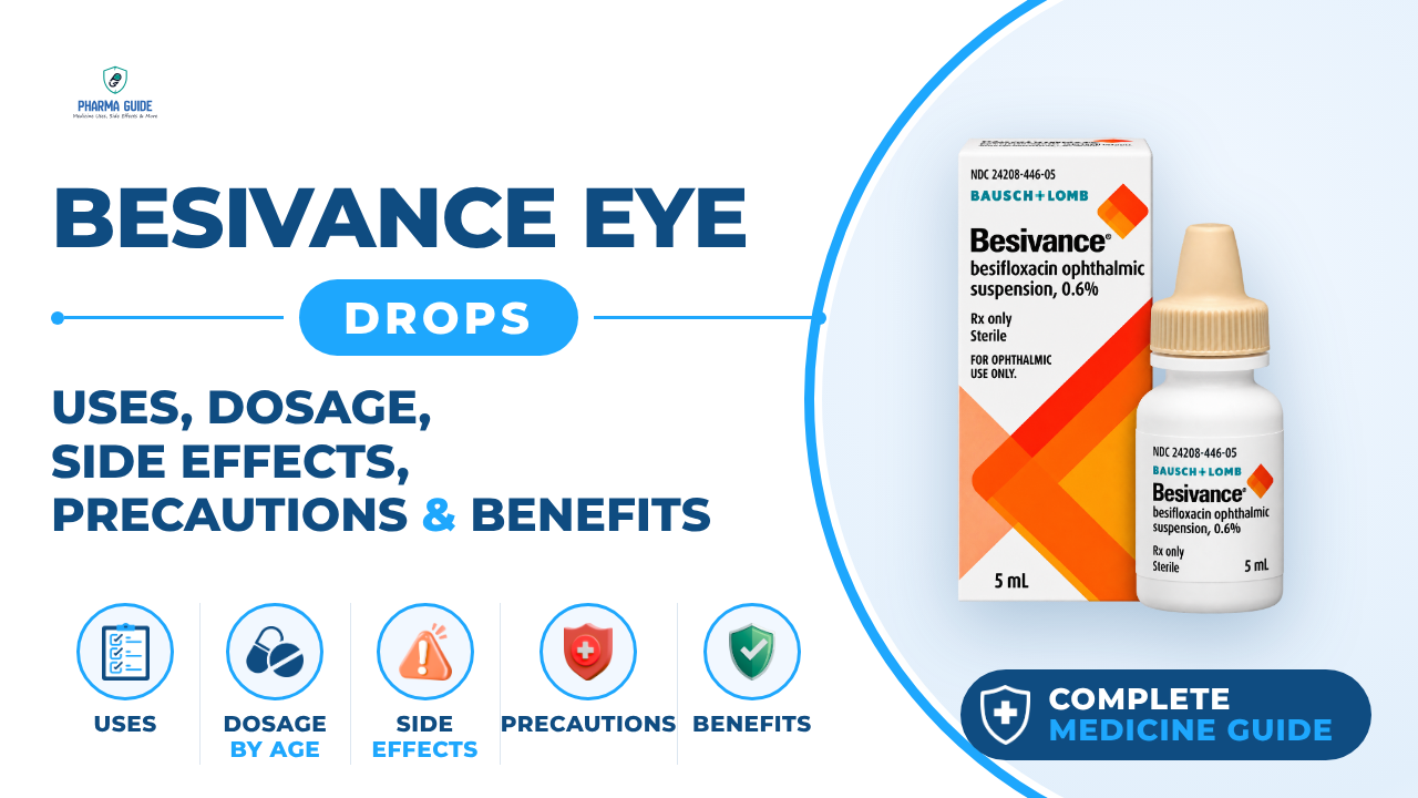 Besivance Eye Drops: Uses, Dosage, Side Effects, Precautions and Alternates