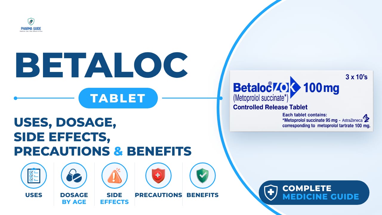 Betaloc Tablet: Uses, Dosage, Side Effects, Precautions and Alternates
