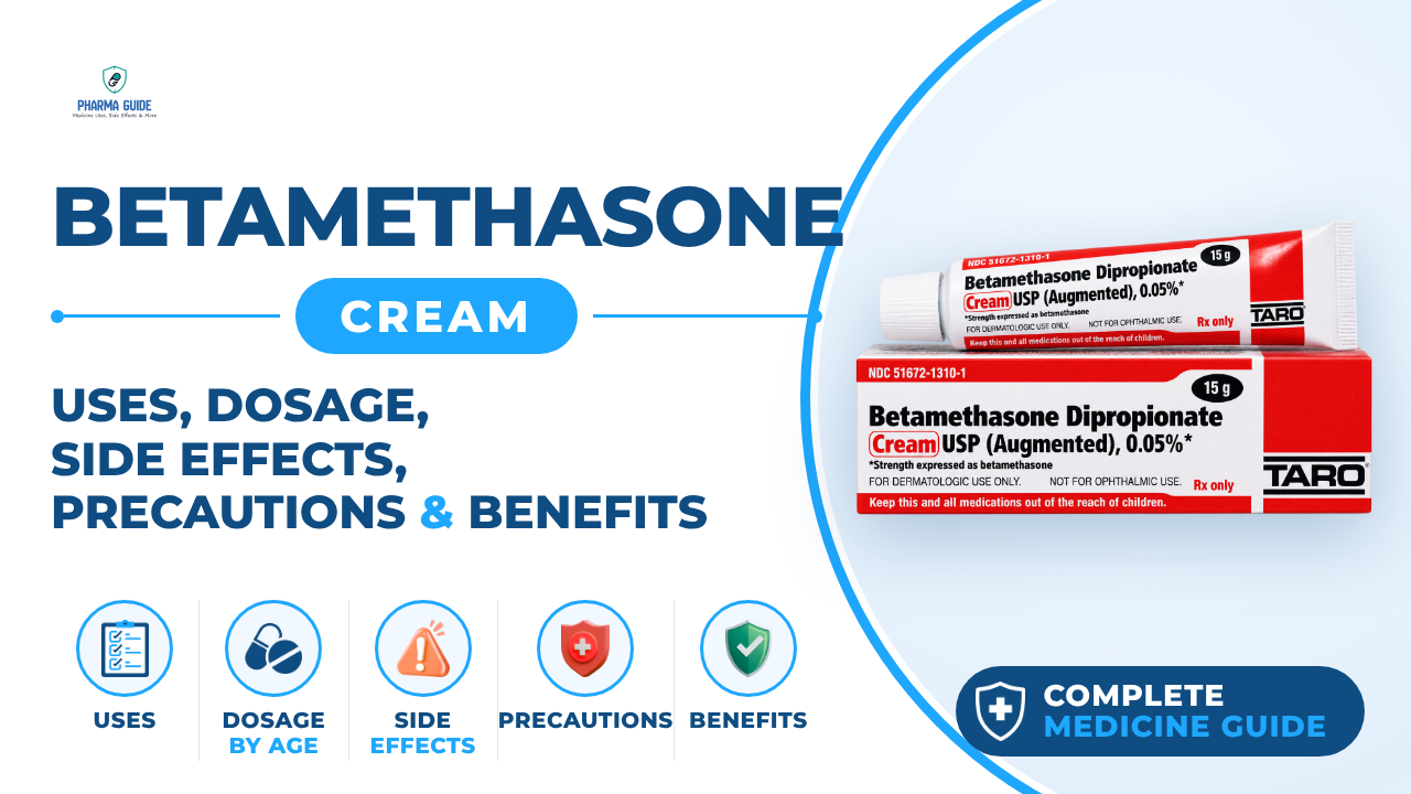 Betamethasone Cream: Uses, Dosage, Side Effects, Precautions and Alternates