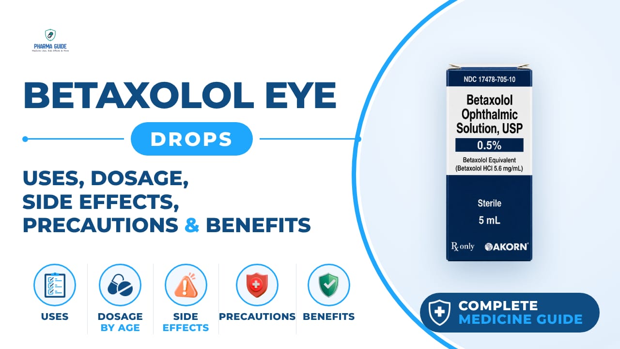 Betaxolol Eye Drops: Uses, Dosage, Side Effects, Precautions and Alternates