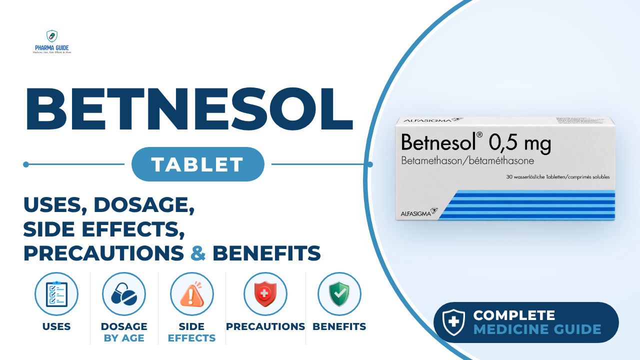 Betnesol Tablet: Uses, Dosage, Side Effects, Precautions and Alternates