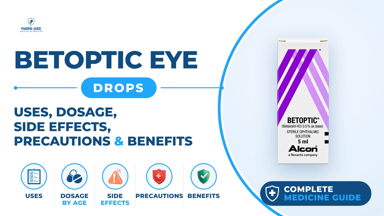 Betoptic Eye Drops: Uses, Dosage, Side Effects, Precautions and Alternates