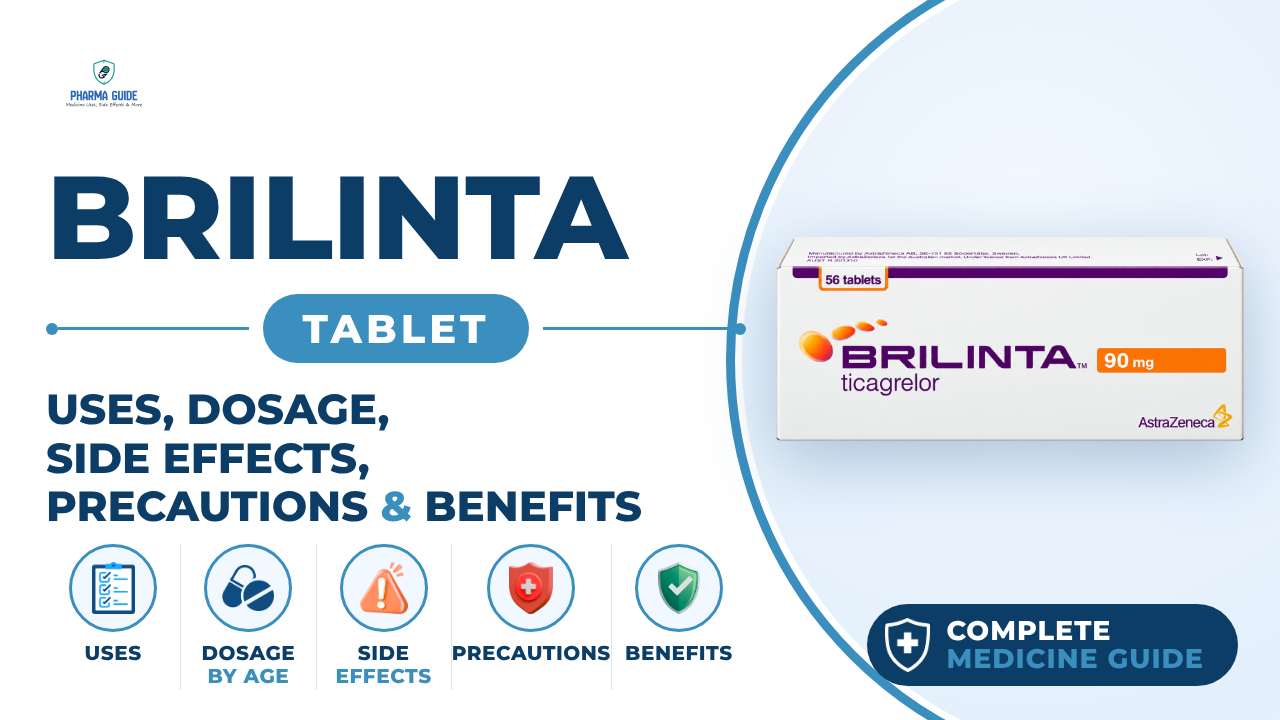 Brilinta Tablet: Uses, Dosage, Side Effects, Precautions and Alternates