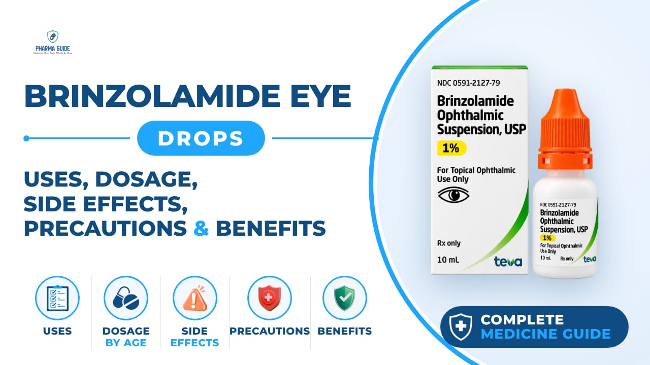 Brinzolamide Eye Drops: Uses, Dosage, Side Effects, Precautions and Alternates