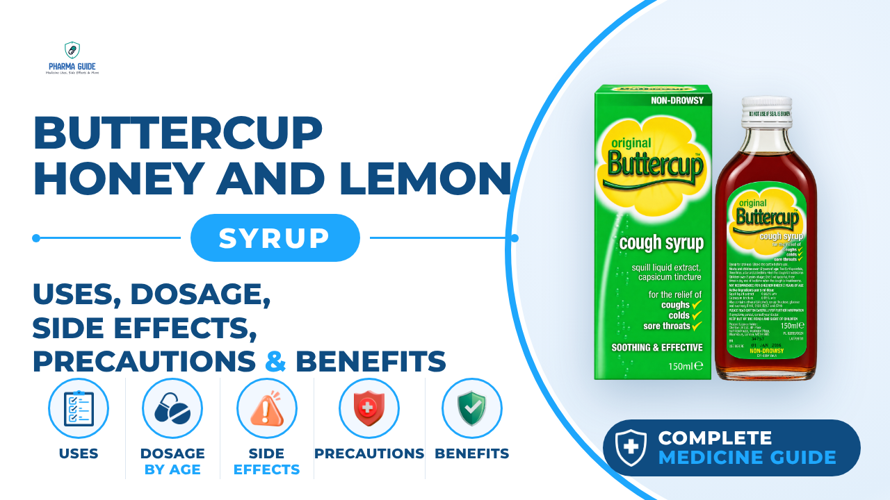 Buttercup Honey and Lemon Syrup: Uses, Dosage, Side Effects, Precautions and Alternates