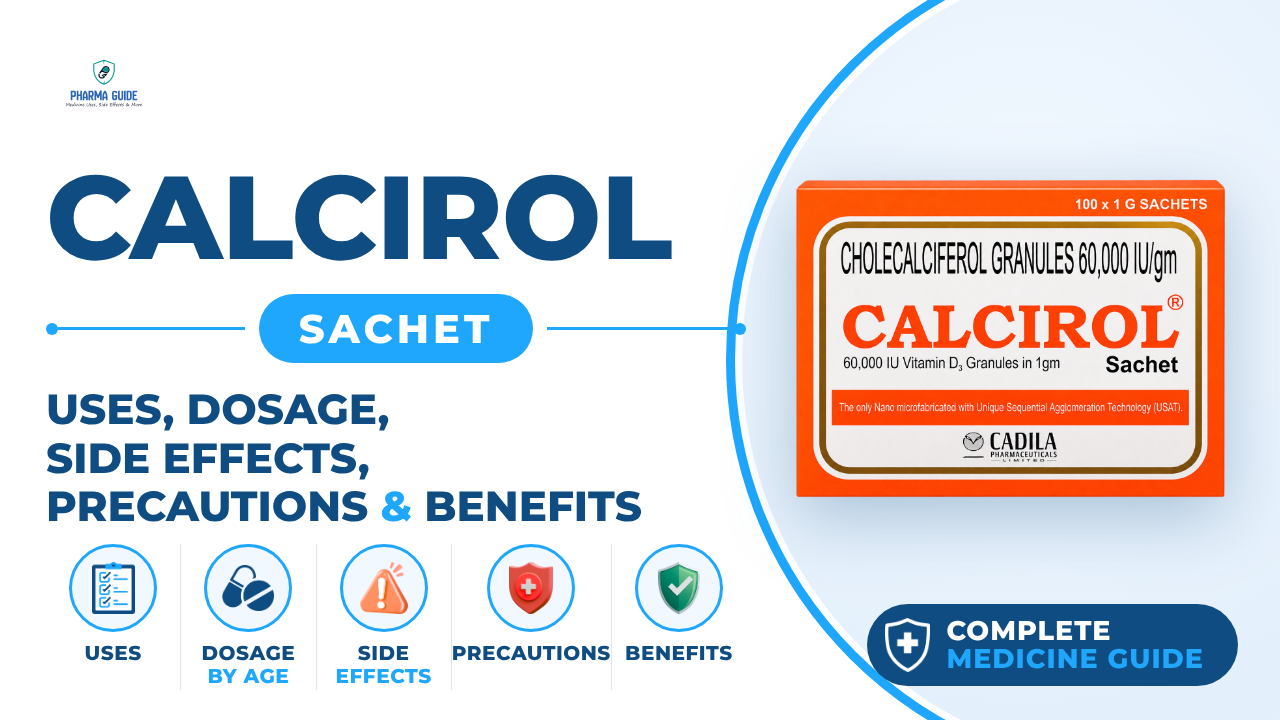 Calcirol Sachet: Uses, Dosage, Side Effects, Precautions and Alternates