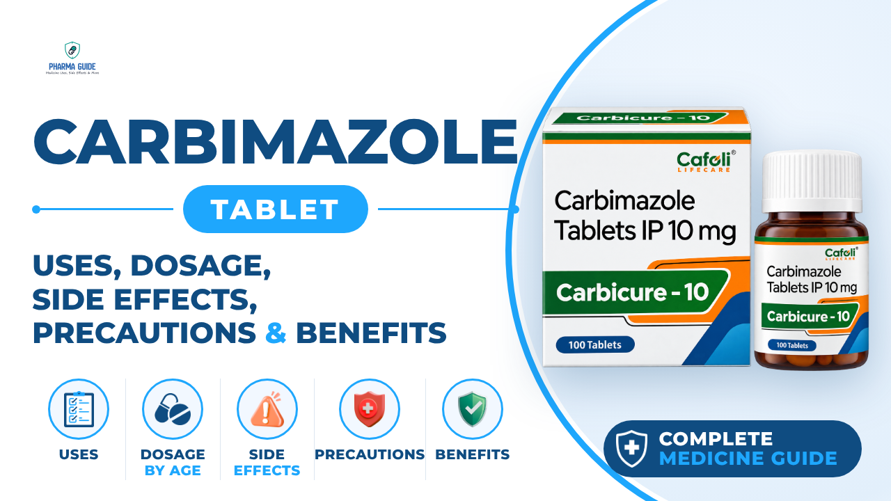 Carbimazole Tablet: Uses, Dosage, Side Effects, Precautions and Alternates