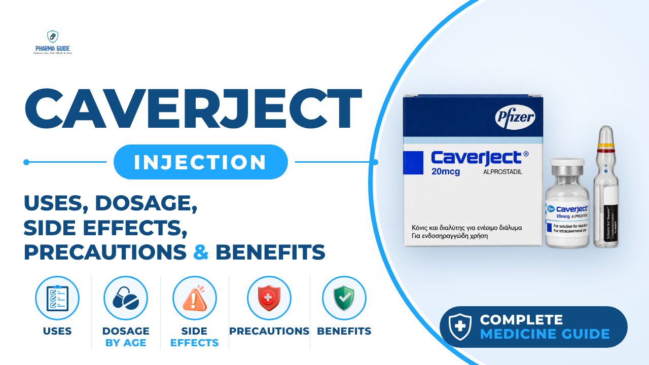 Caverject Injection: Uses, Dosage, Side Effects, Precautions and Alternates