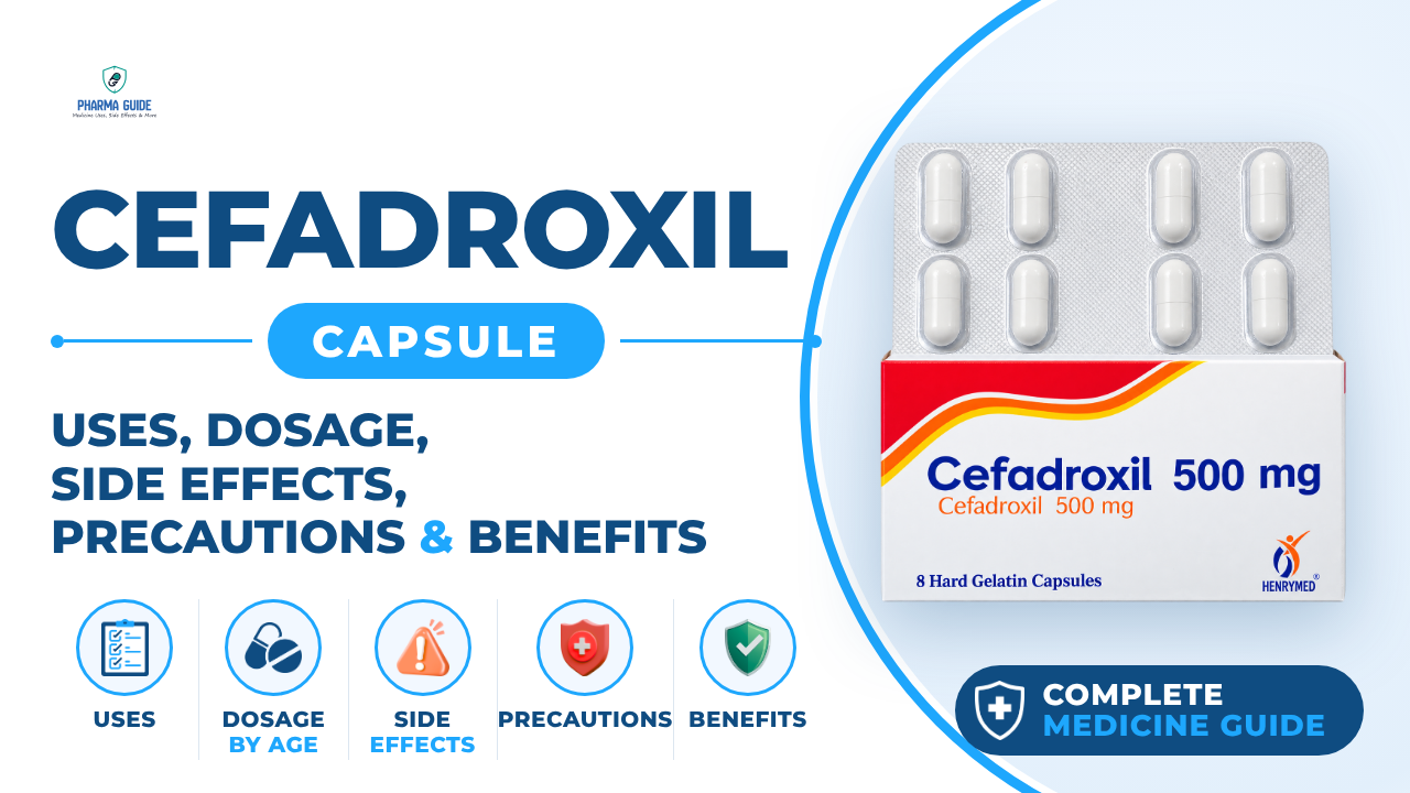 Cefadroxil Capsule: Uses, Dosage, Side Effects, Precautions and Alternates