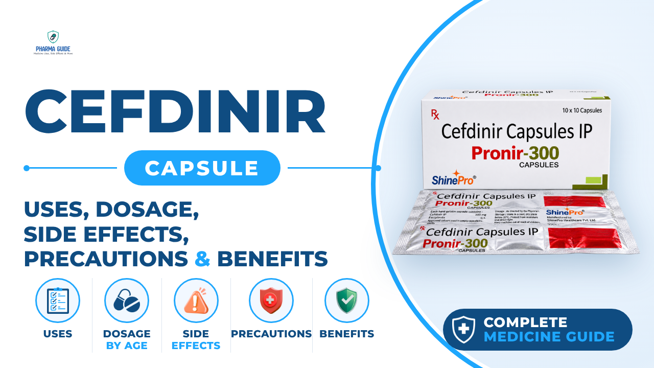 Cefdinir Capsule: Uses, Dosage, Side Effects, Precautions and Alternates