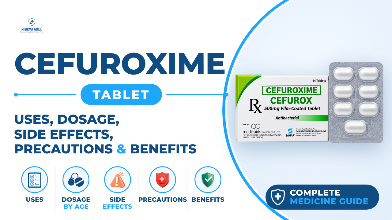 Cefuroxime Tablet: Uses, Dosage, Side Effects, Precautions and Alternates