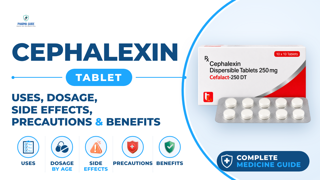 Cephalexin Tablet: Uses, Dosage, Side Effects, Precautions and Alternates