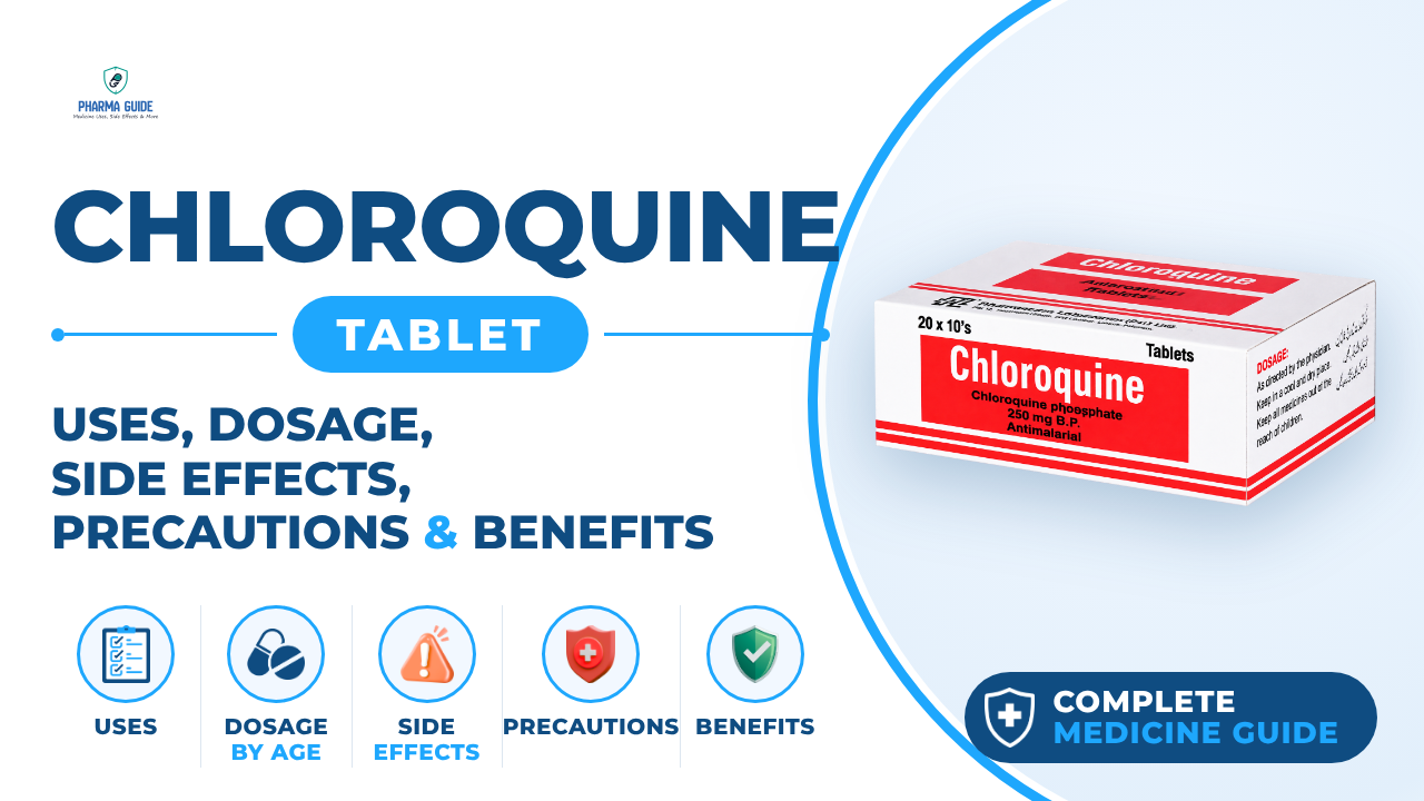 Chloroquine Tablet: Uses, Dosage, Side Effects, Precautions and Alternates