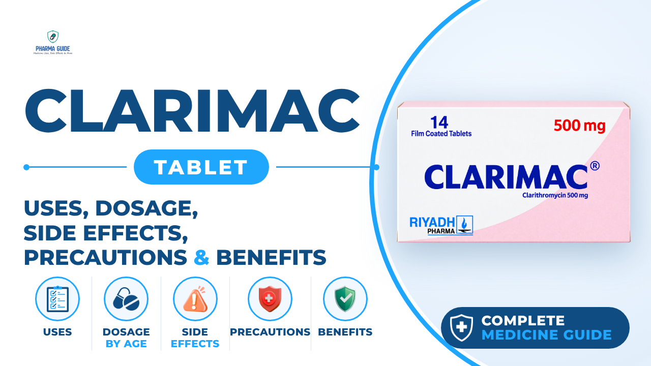 Clarimac Tablet: Uses, Dosage, Side Effects, Precautions and Alternates