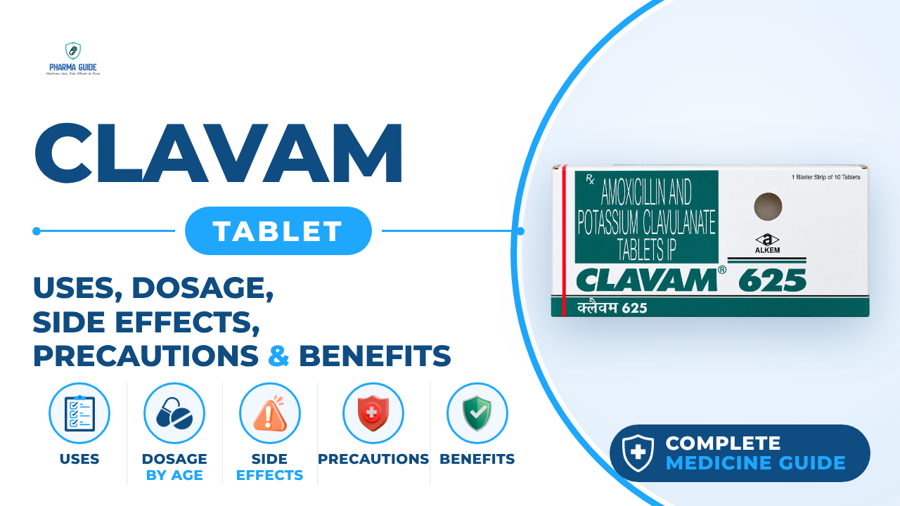 Clavam Tablet: Uses, Dosage, Side Effects, Precautions and Alternates
