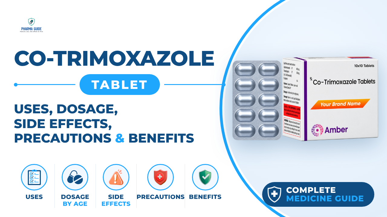 Co-trimoxazole Tablet: Uses, Dosage, Side Effects, Precautions and Alternates