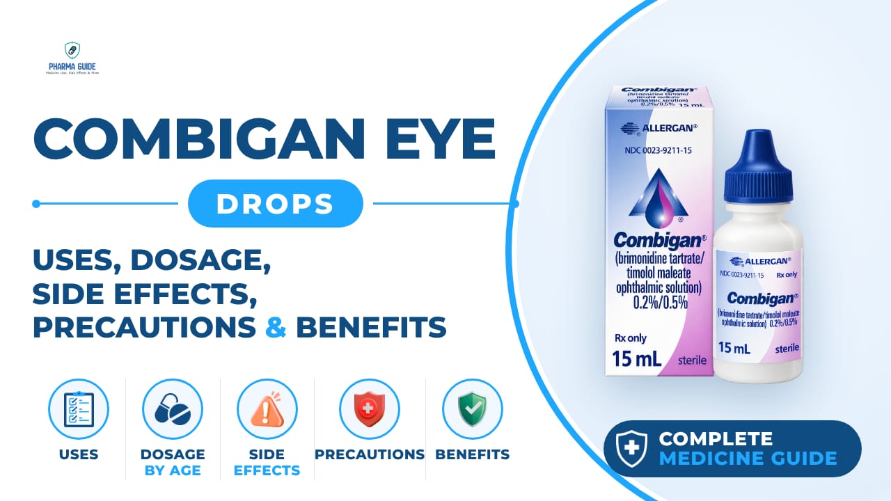 Combigan Eye Drops: Uses, Dosage, Side Effects, Precautions and Alternates