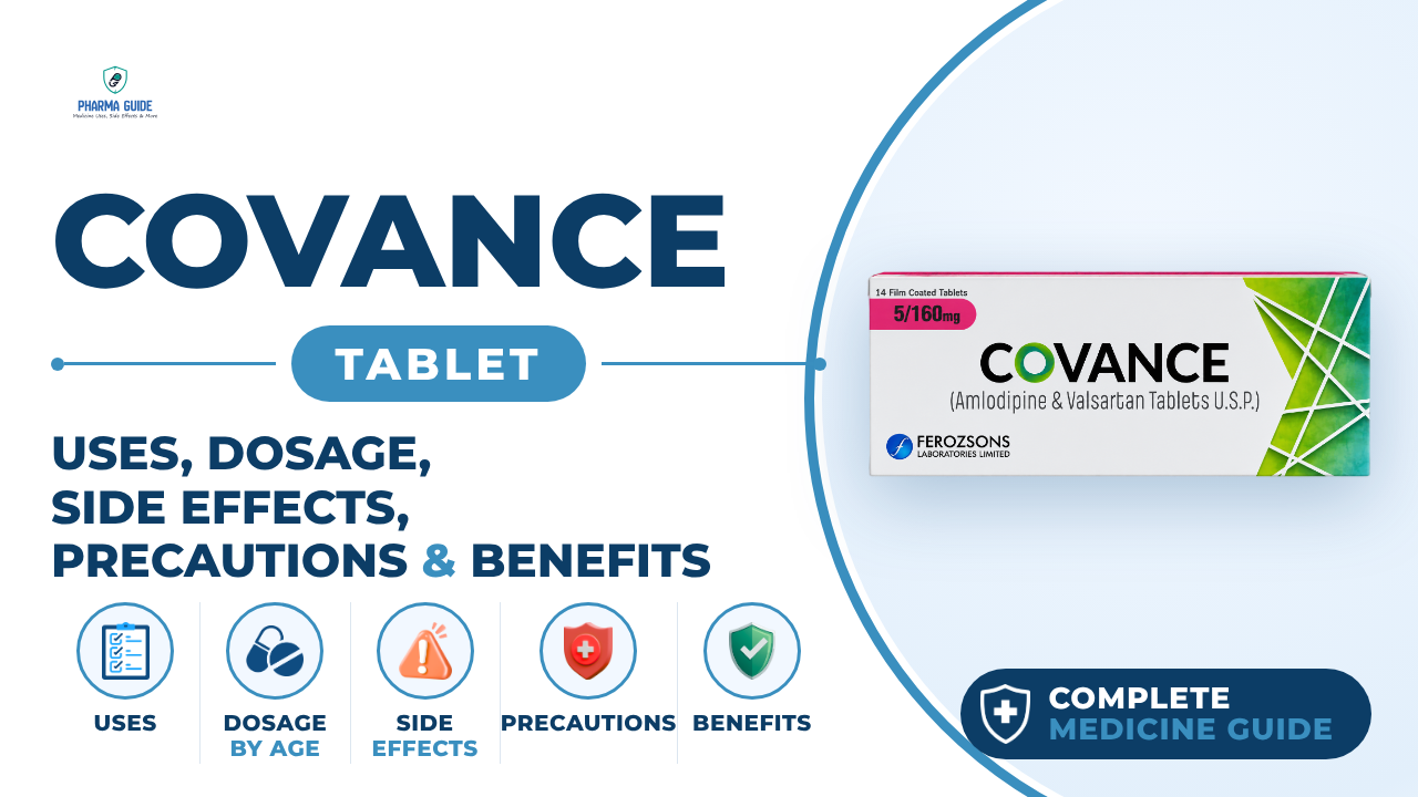 Covance Tablet: Uses, Dosage, Side Effects, Precautions and Alternates