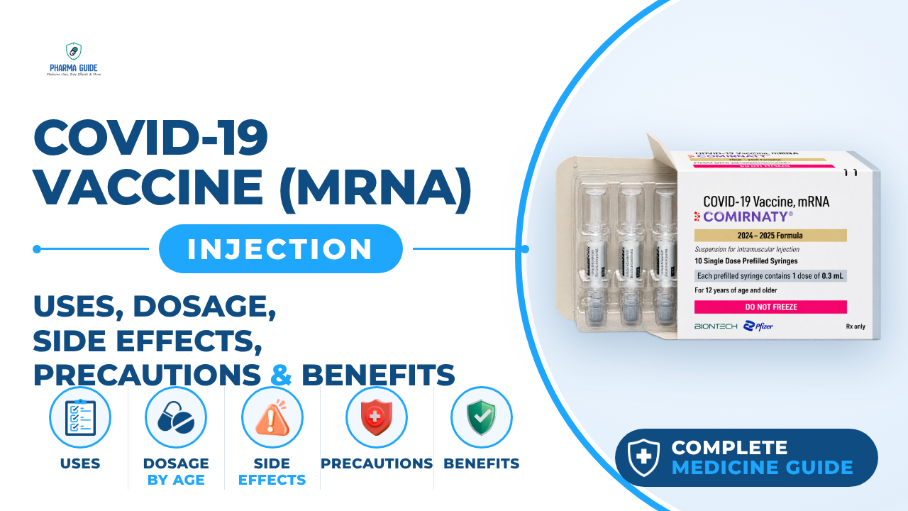 COVID-19 Vaccine (mRNA) Injection: Uses, Dosage, Side Effects, Precautions and Alternates