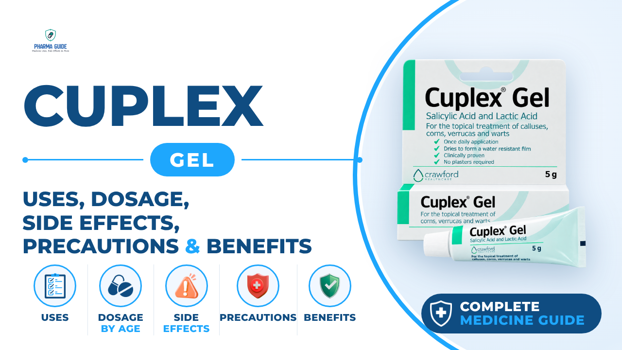 Cuplex Gel: Uses, Dosage, Side Effects, Precautions and Alternates